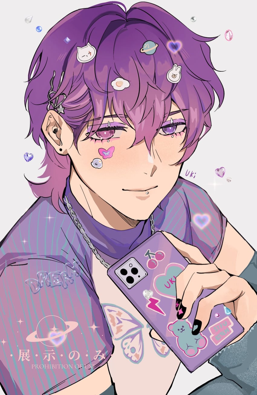 uki violeta (nijisanji and 1 more) drawn by jii_(cheche98711466)
