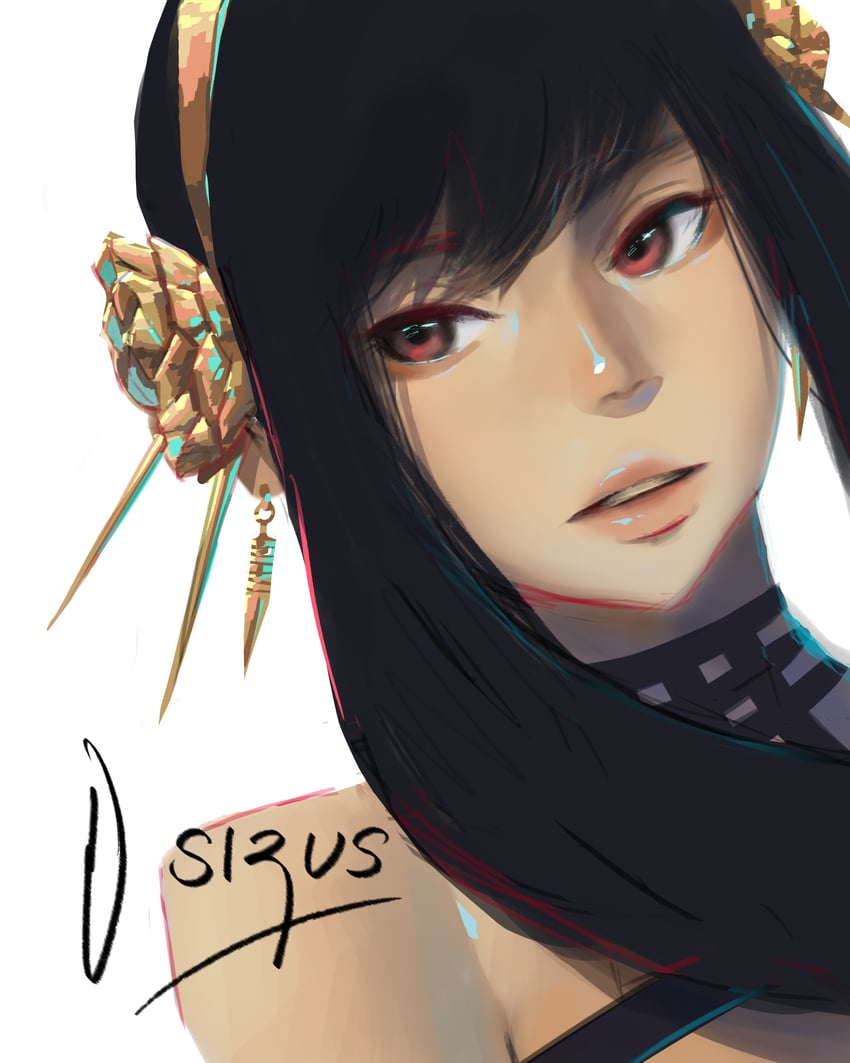 yor briar (spy x family) drawn by d_sirus