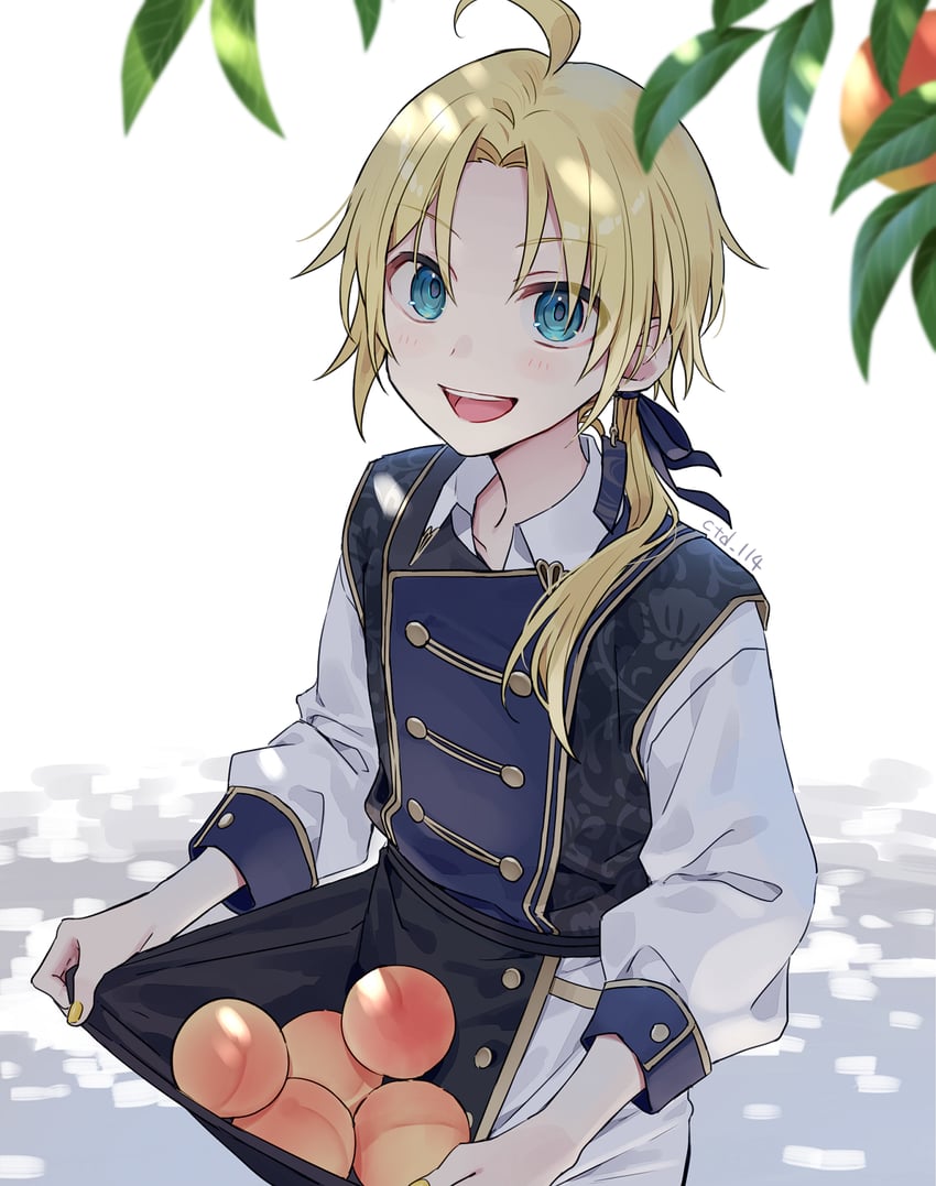 kagamine len and wonderlands x showtime len (vocaloid and 1 more) drawn by ctd_114