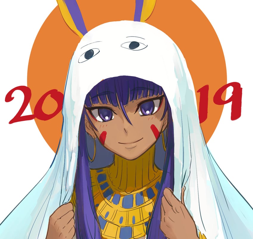 nitocris and medjed (fate and 1 more) drawn by b_suke