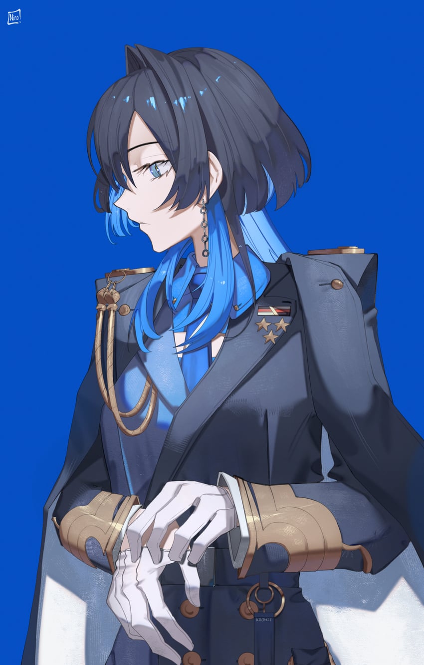 ouro kronii (hololive and 1 more) drawn by ninochuu