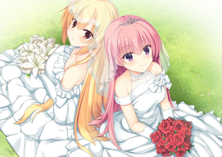 arihara nanami and mitsukasa ayase (riddle joker) drawn by 8kumagawa_(log)