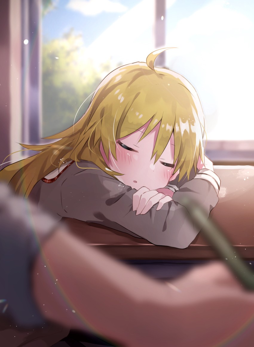 hoshii miki (idolmaster and 2 more) drawn by meno_(imas_ll)