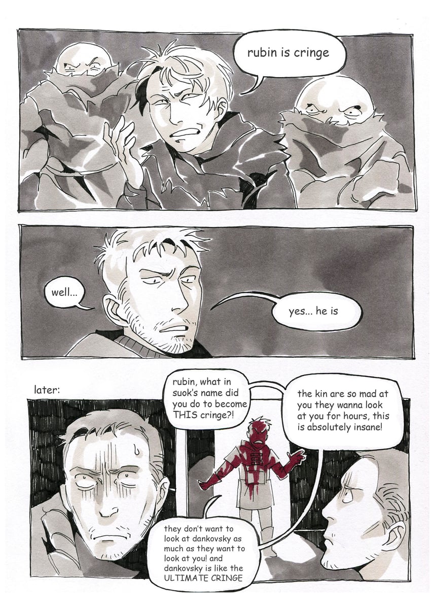 artemy burakh, stanislav rubin, odongh, and aspity (pathologic and 1 more) drawn by ultra-baklan-the-ovosh