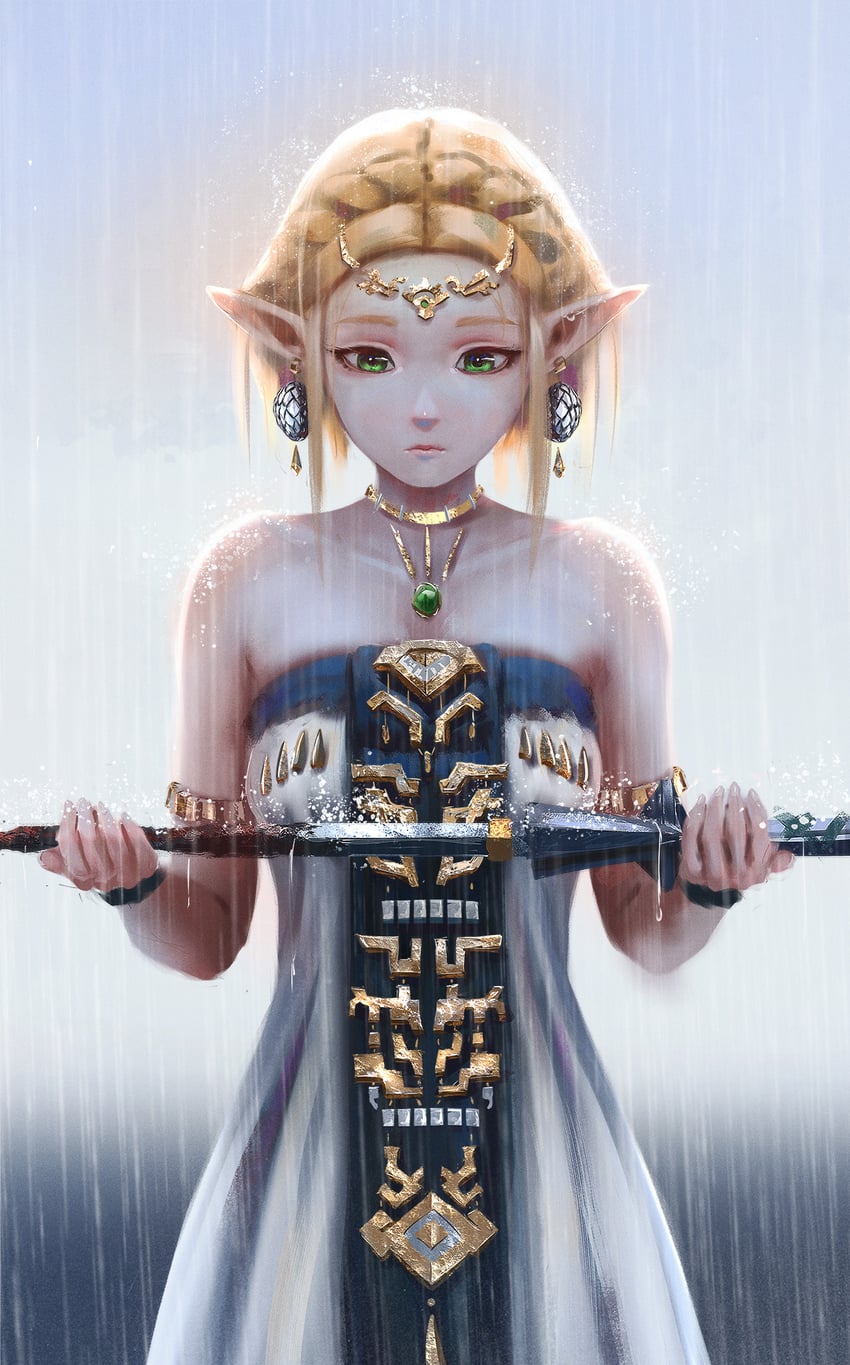 princess zelda (the legend of zelda and 1 more) drawn by linoir