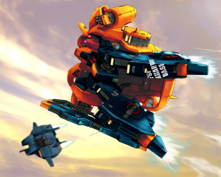 hizack and prototype asshimar (gundam and 1 more) drawn by yoyo1/3