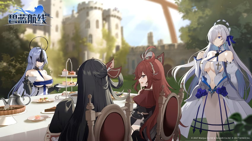 alsace, brennus, fleuret, and epee (azur lane)