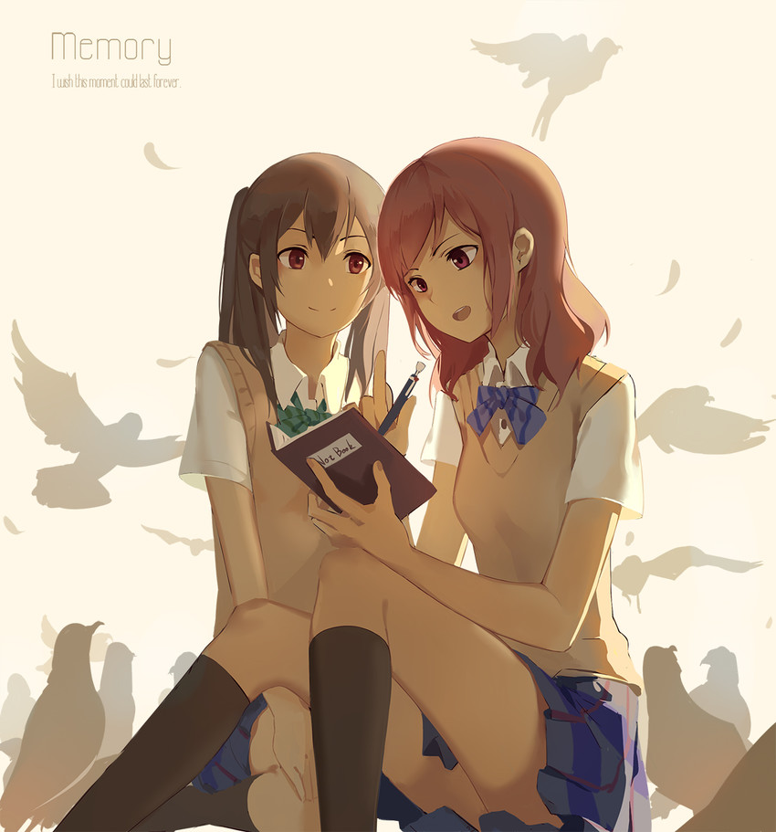 nishikino maki and yazawa nico (love live! and 1 more) drawn by huanxiang_heitu