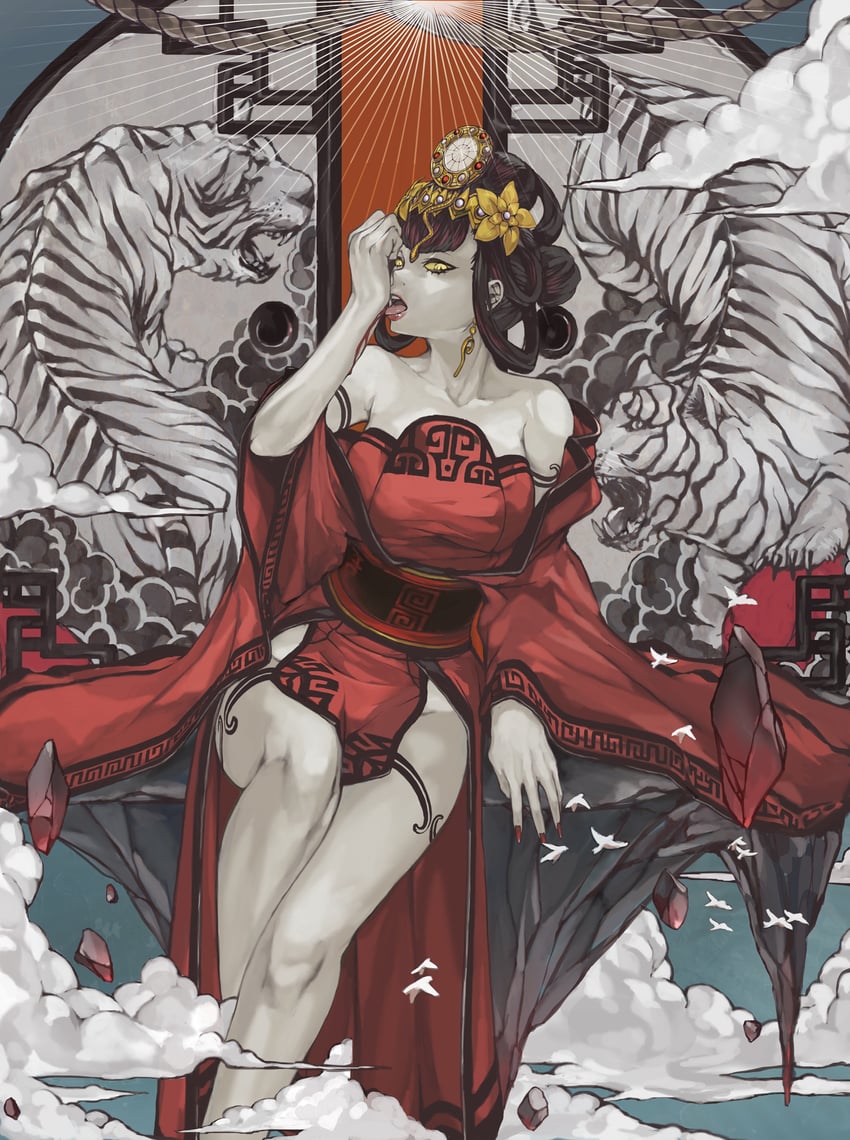 nuwa (shin megami tensei and 1 more) drawn by nyami