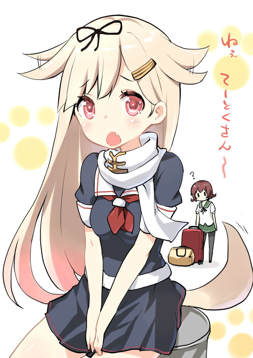 yuudachi, yuudachi kai ni, and mutsuki (kantai collection) drawn by ryuki_(ryukisukune)