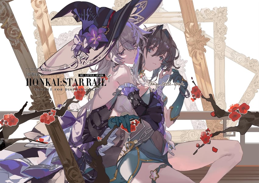 herta, the herta, and ruan mei (honkai and 1 more) drawn by doyouknowww
