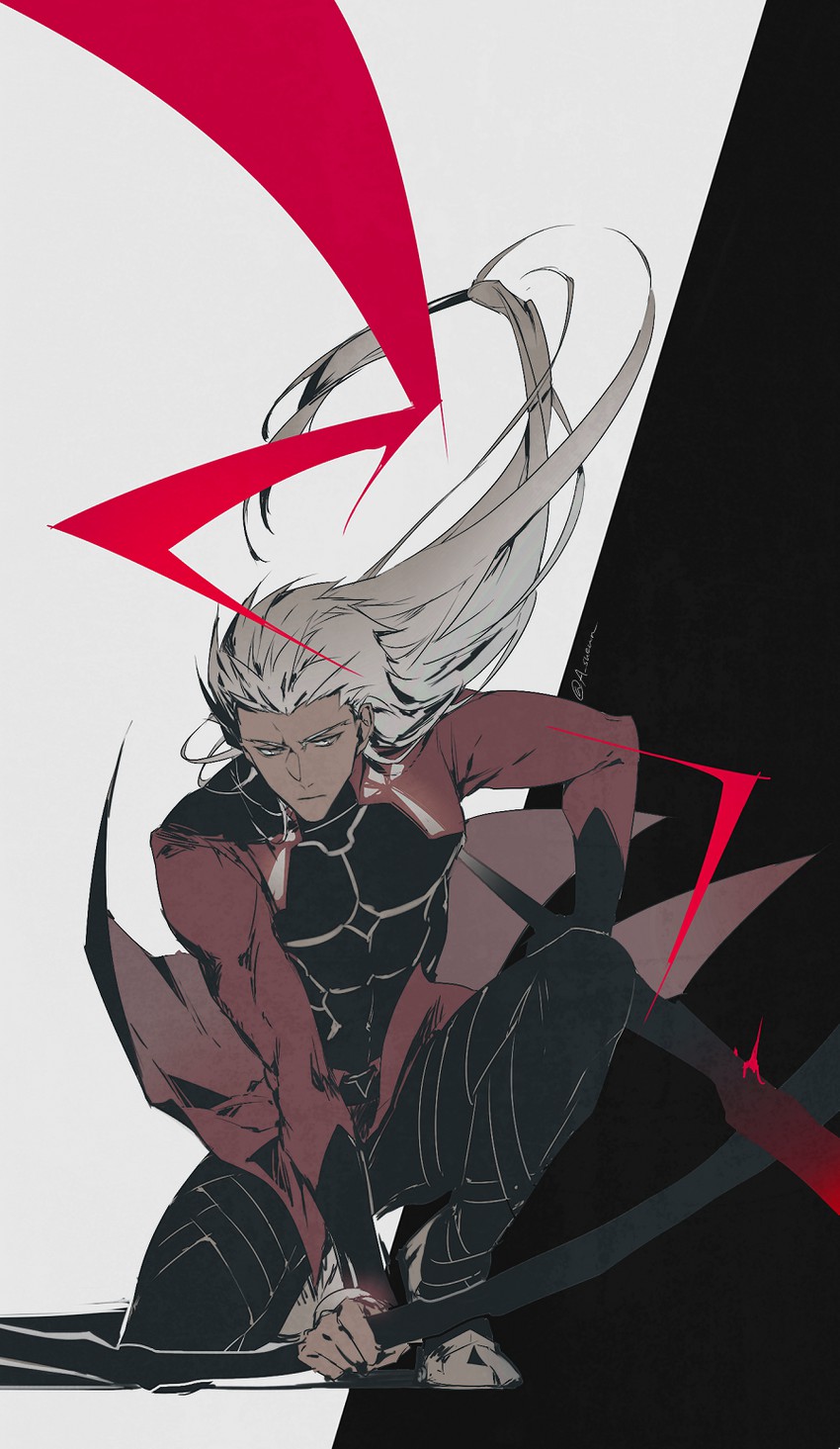 archer (fate and 3 more) drawn by h_sueun