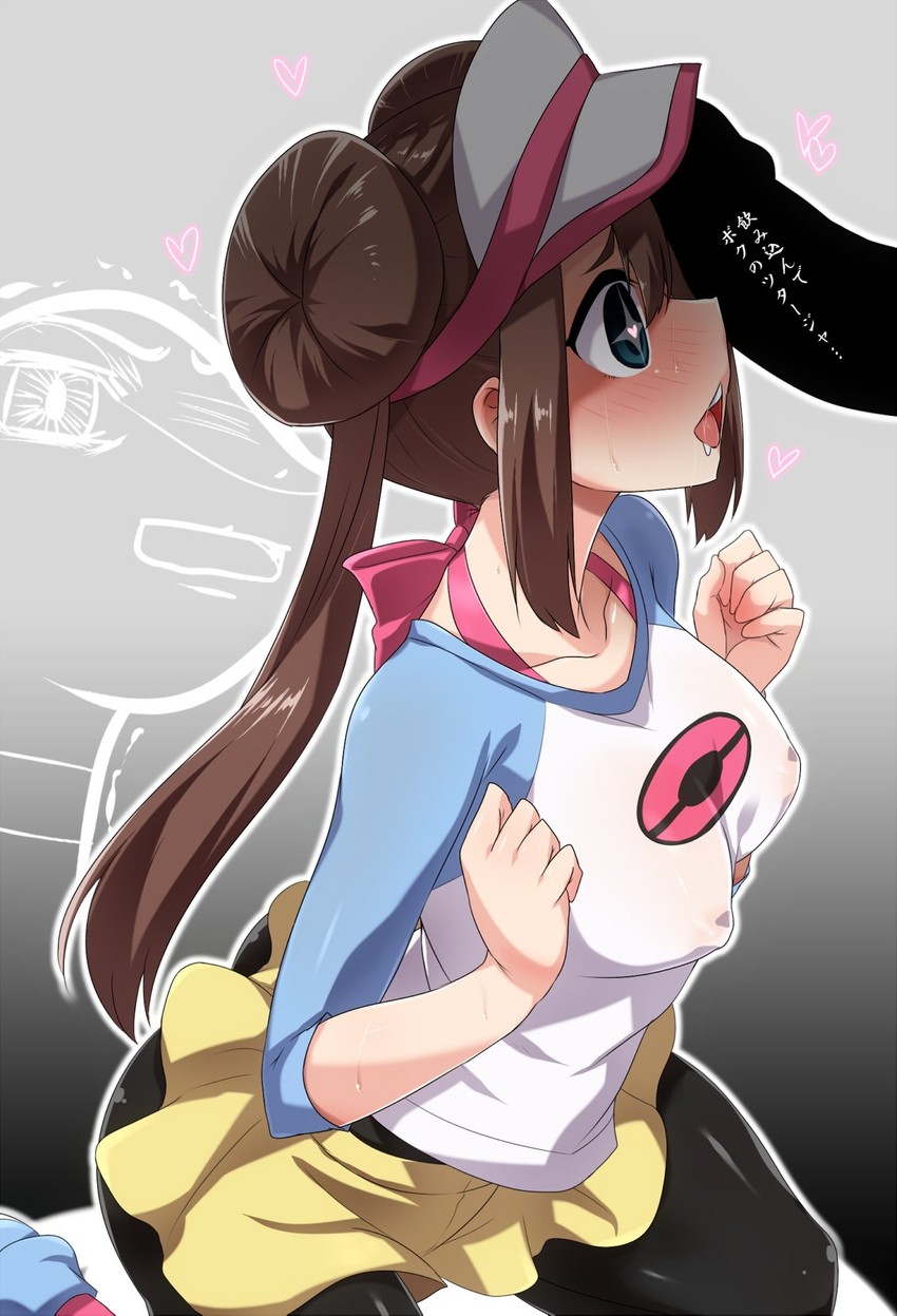rosa and snivy (pokemon and 2 more) drawn by yoshi_tama