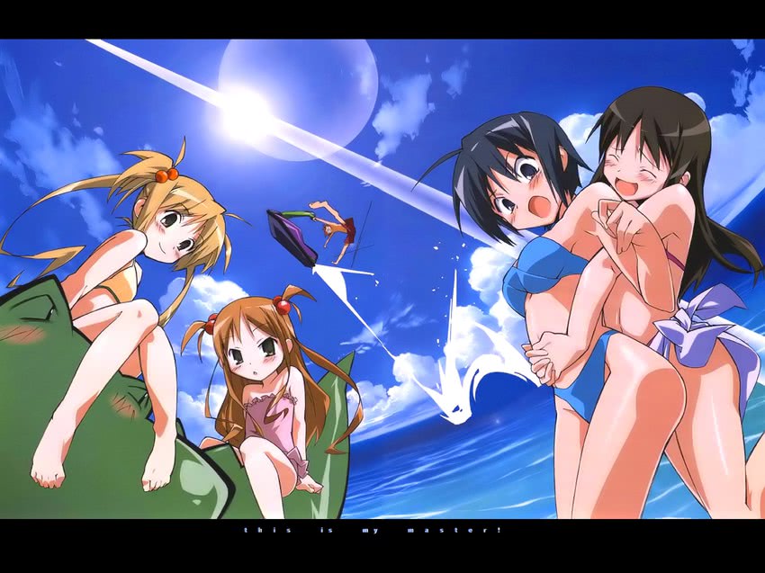 sawatari izumi, sawatari mitsuki, kuramachi anna, nakabayashi yoshitaka, pochi, and 1 more (kore ga watashi no goshujin-sama)
