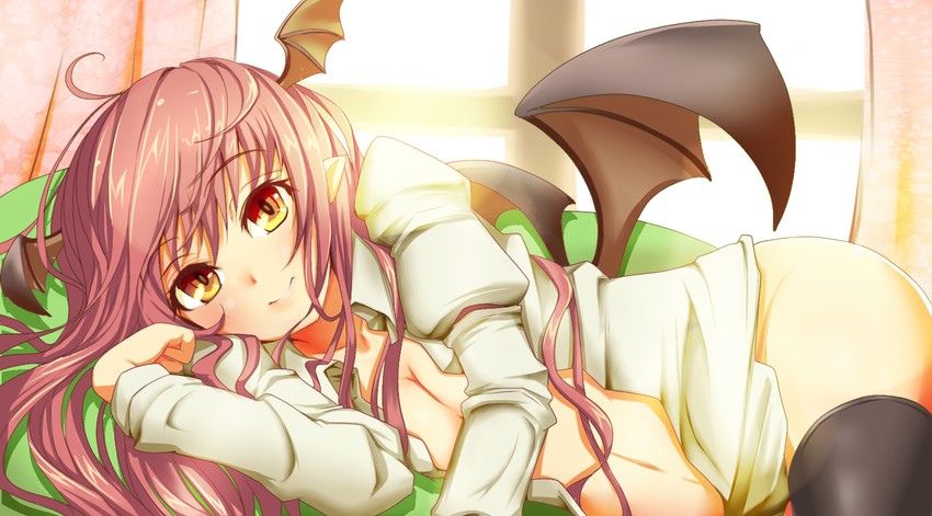 koakuma (touhou) drawn by fukunaga_kazuhiro