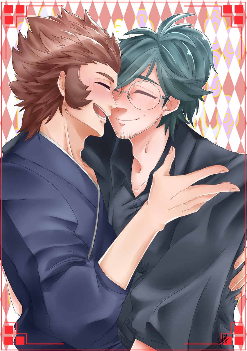 azama and yukimura (fire emblem and 1 more) drawn by link_3811