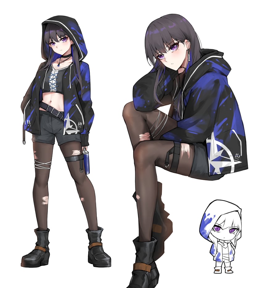 shiina taki (bang dream! and 1 more) drawn by unique_(pixiv12704744)