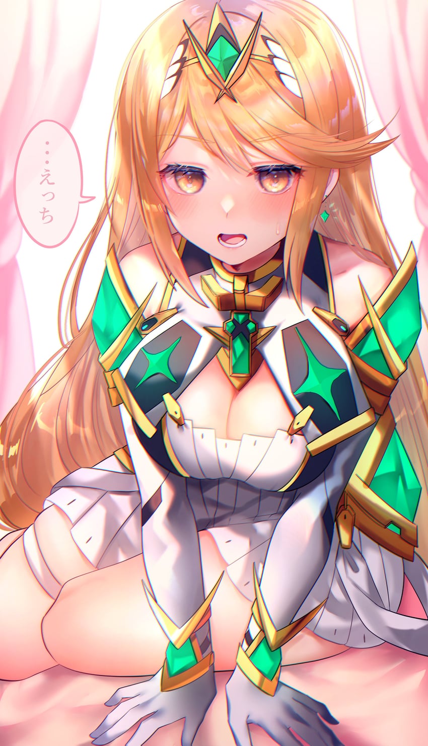 mythra (xenoblade chronicles and 1 more) drawn by asada_sadao