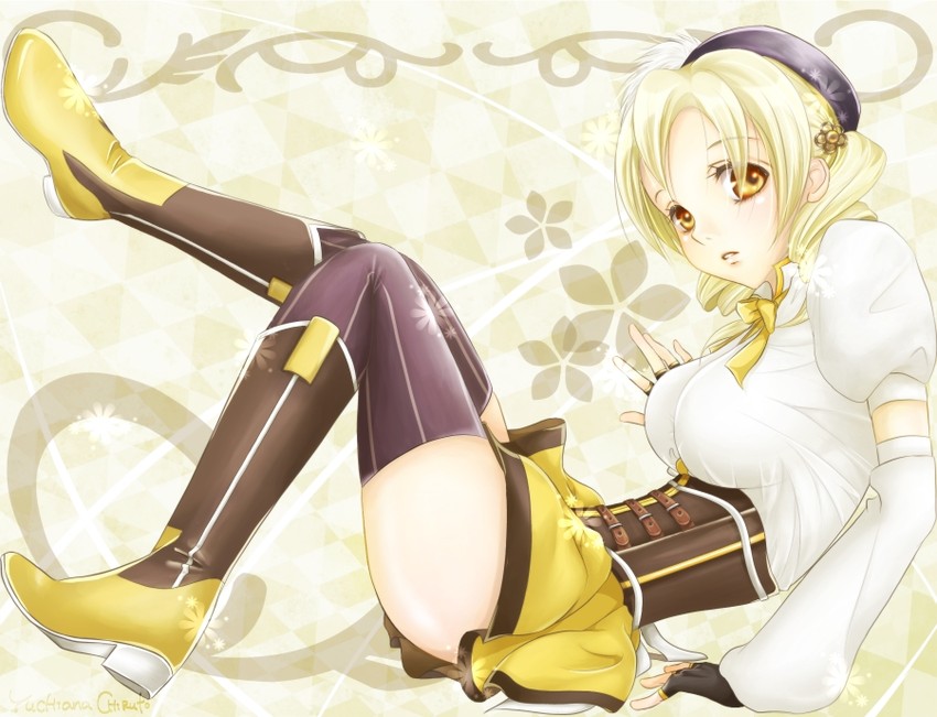 tomoe mami (mahou shoujo madoka magica) drawn by shinka-nyan