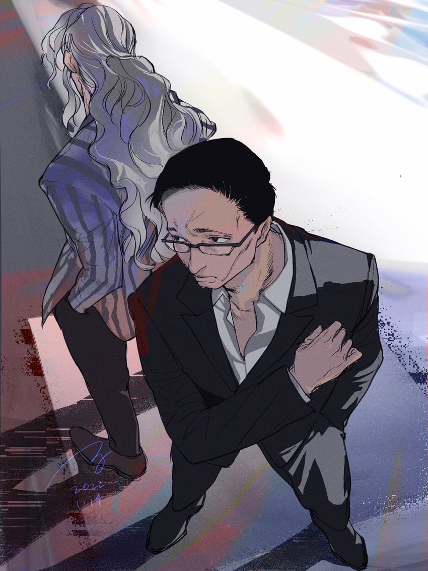 hinrigh biganduffno and ken'i wang (hunter x hunter) drawn by almostghost