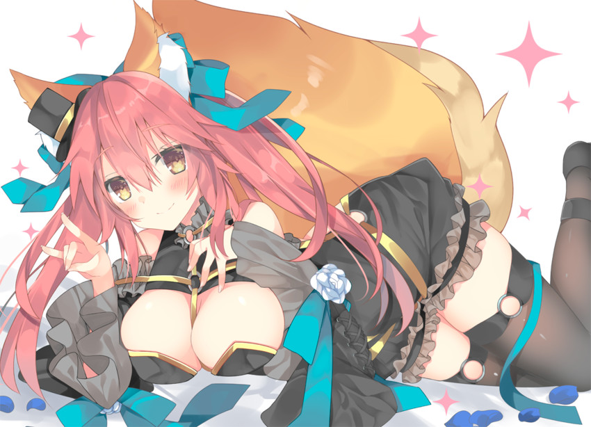 tamamo and tamamo no mae (fate and 3 more) drawn by satsuki_mayuri