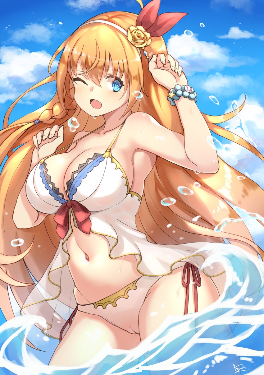 pecorine (princess connect!) drawn by nene_(atsushi_hamano)