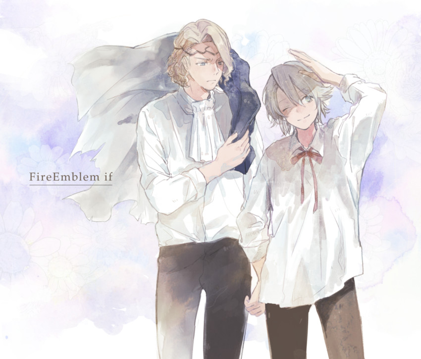 xander and laslow (fire emblem and 1 more) drawn by 308min