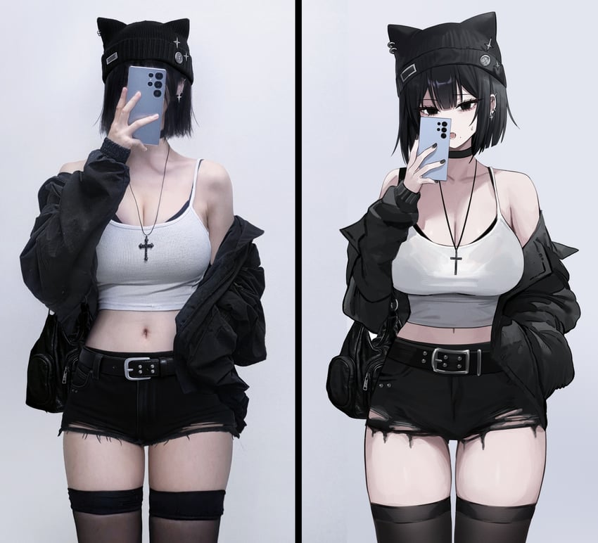 yoru (original and 1 more) drawn by biya_(1024)