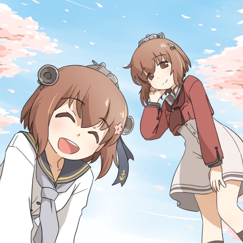 yukikaze, yukikaze kai ni, and tan yang (kantai collection) drawn by tewarusa