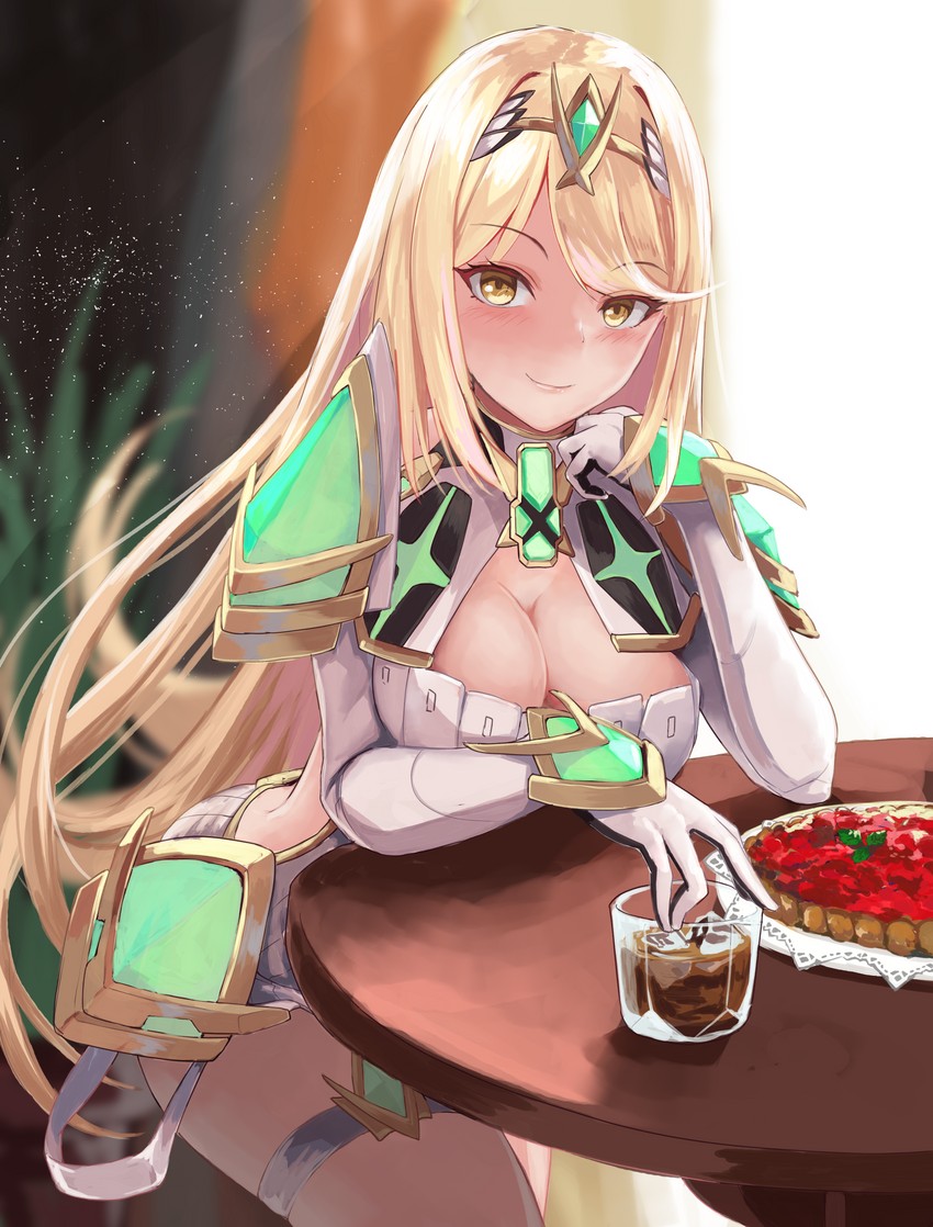 mythra (xenoblade chronicles and 1 more) drawn by sail_(sail-away)