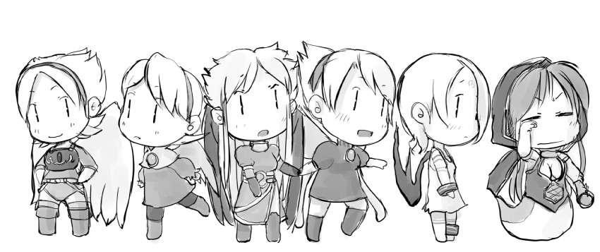 nina and deis (breath of fire and 5 more) drawn by ebimomo