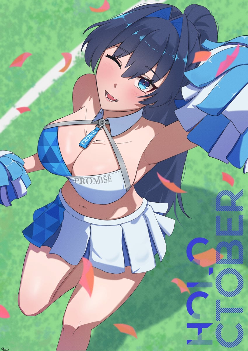 ouro kronii (blue archive and 2 more) drawn by 9tailsu