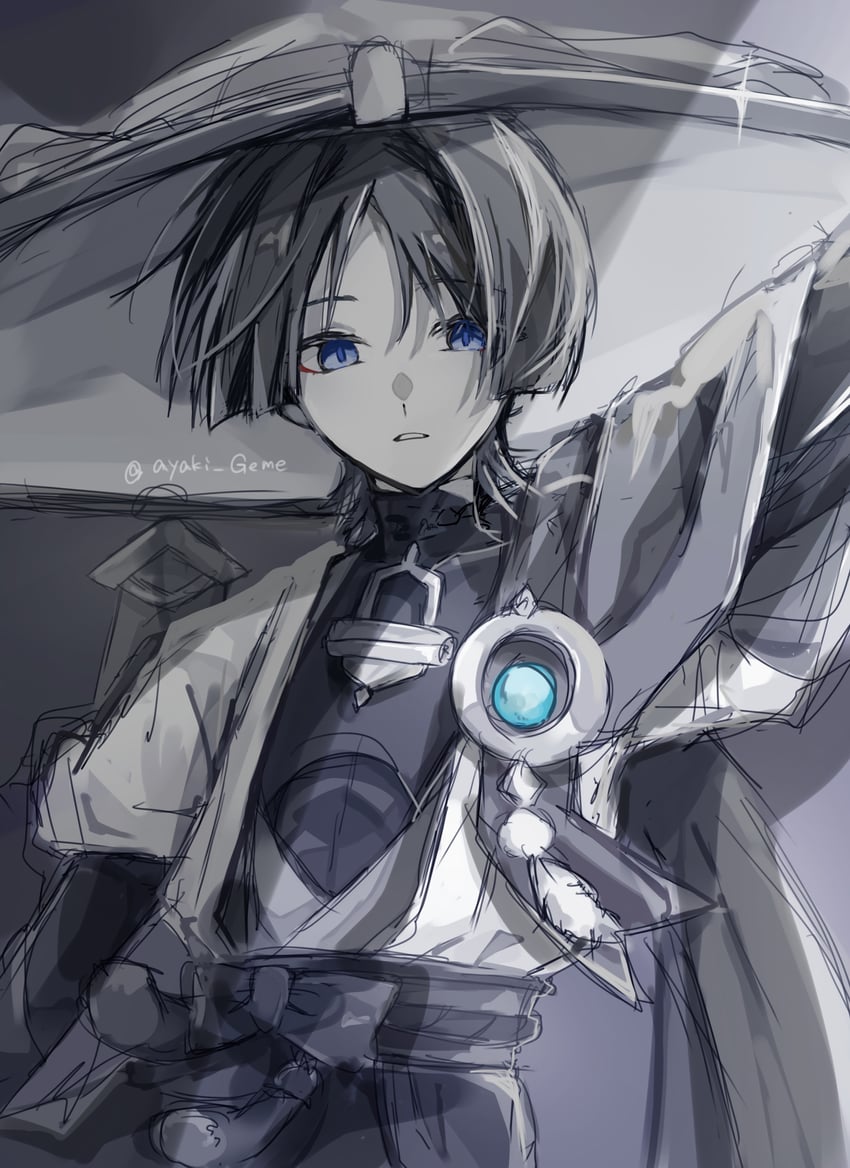scaramouche and wanderer (genshin impact) drawn by ayateru_(ayaki_geme)