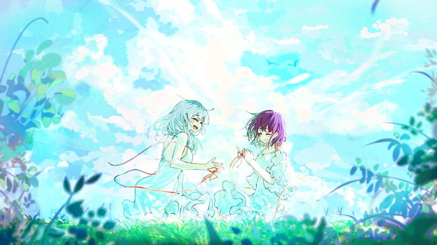 iseri nina and kawaragi momoka (girls band cry) drawn by ydpfa