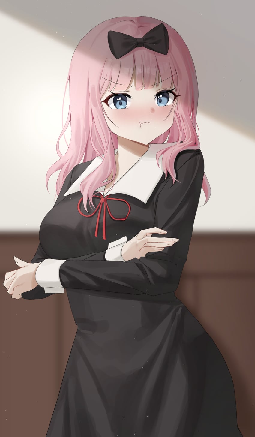 fujiwara chika (kaguya-sama wa kokurasetai ~tensai-tachi no renai zunousen~) drawn by emduck