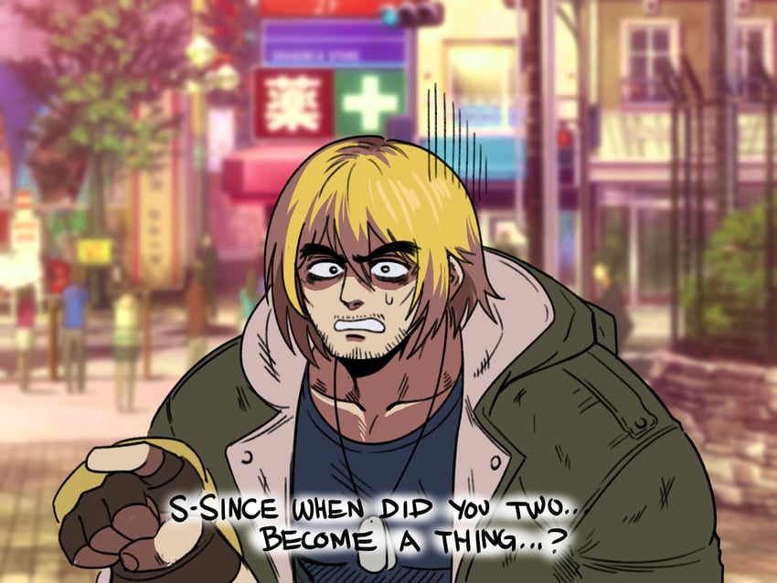 ken masters (street fighter and 1 more) drawn by tina_fate