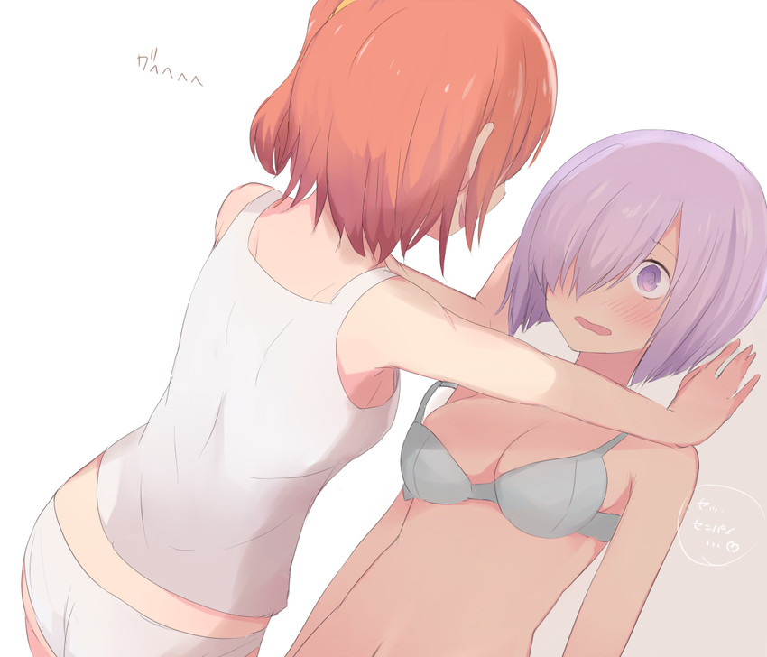 mash kyrielight and fujimaru ritsuka (fate and 1 more) drawn by ichijou_(kr_neru0)