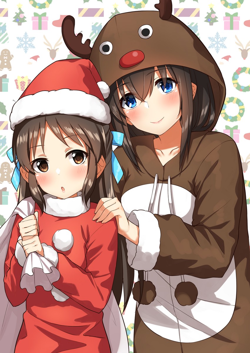 sagisawa fumika and tachibana arisu (idolmaster and 1 more) drawn by go-1