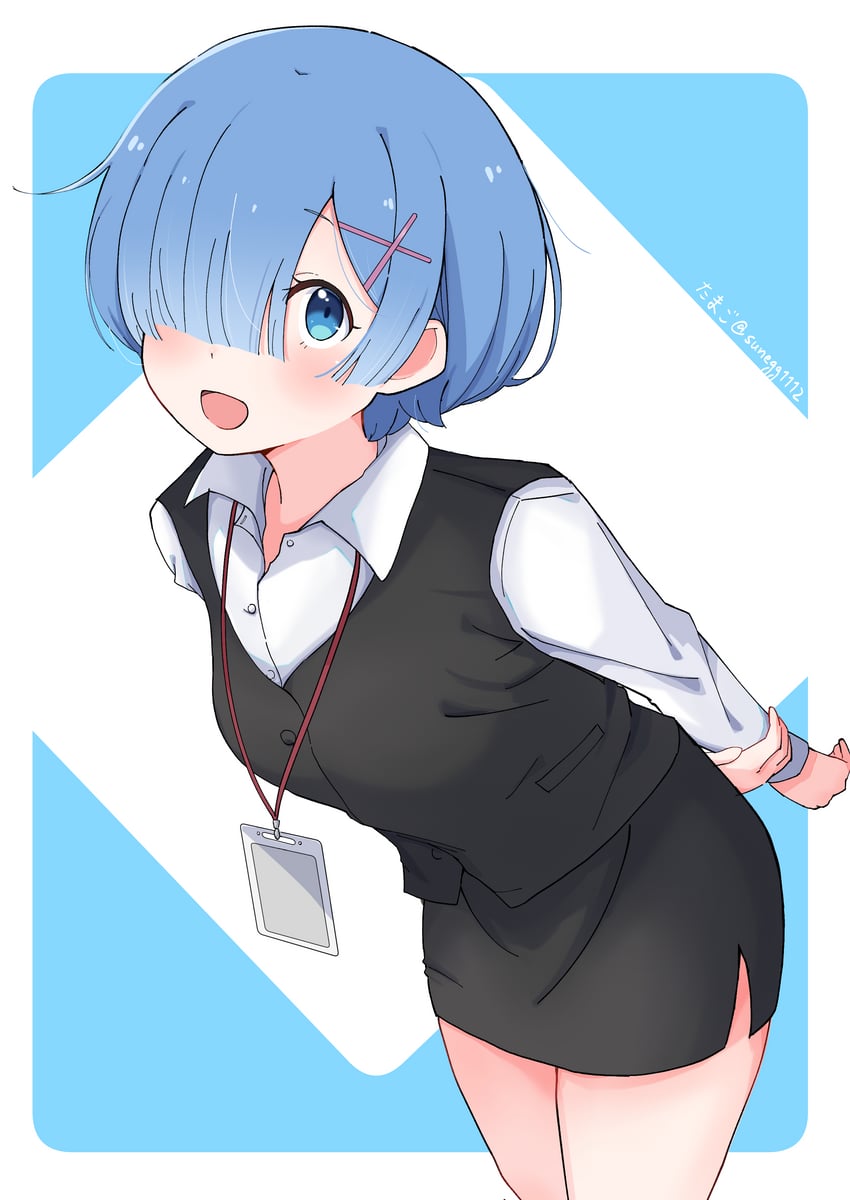 rem (re:zero kara hajimeru isekai seikatsu) drawn by sunegg1112