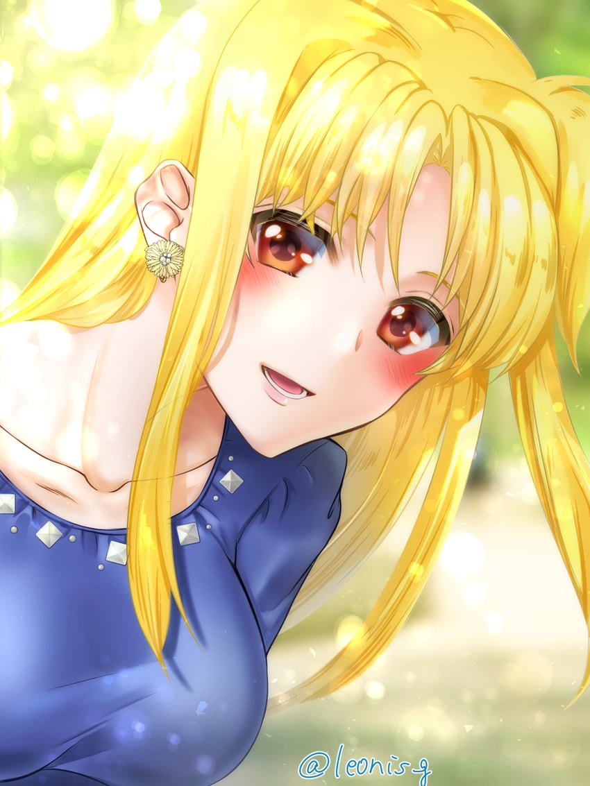fate testarossa (lyrical nanoha and 1 more) drawn by leonis_g