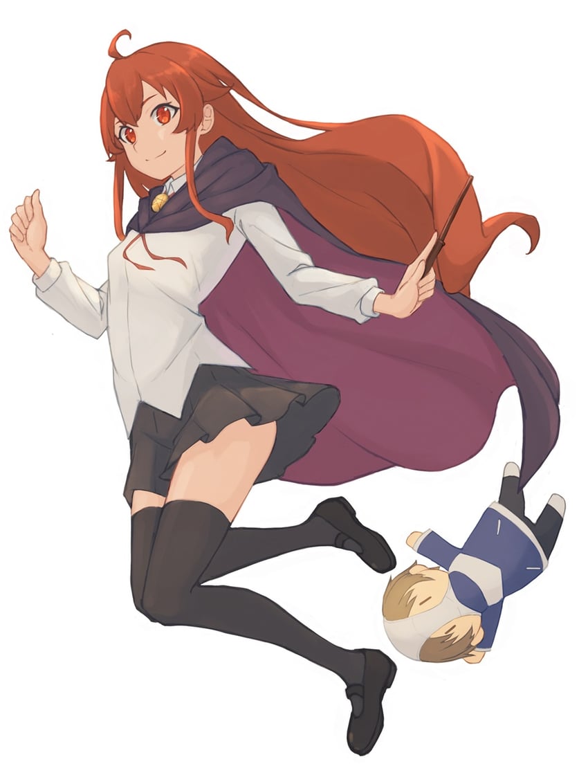 louise francoise le blanc de la valliere, eris greyrat, rudeus greyrat, and hiraga saito (mushoku tensei and 1 more) drawn by kurogoma183
