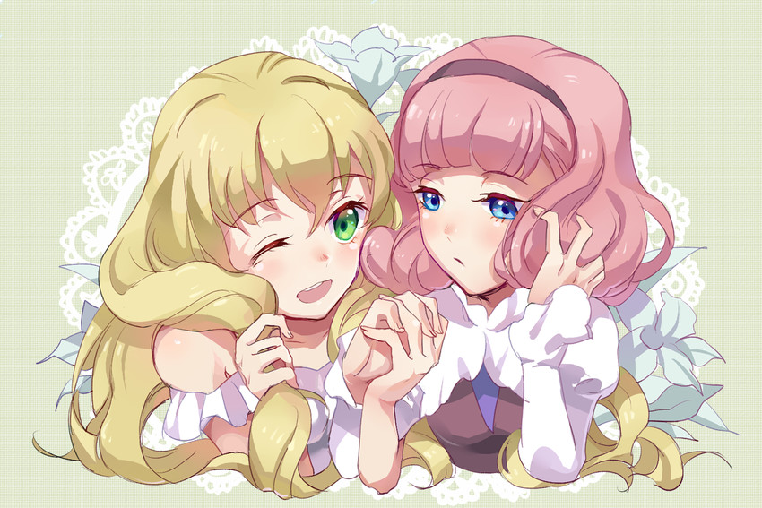 asseylum vers allusia and lemrina vers envers (aldnoah.zero) drawn by mooopl