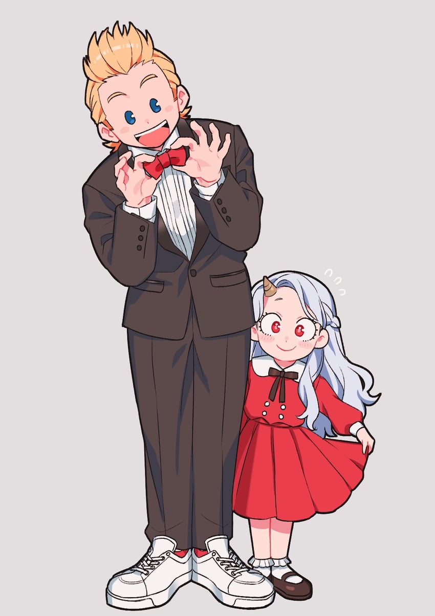 eri and togata mirio (boku no hero academia) drawn by mommorua