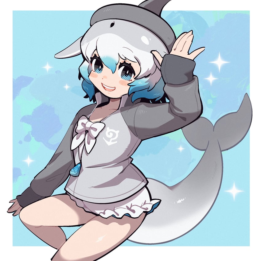 common bottlenose dolphin (kemono friends and 1 more) drawn by an-chan_(ananna0315)