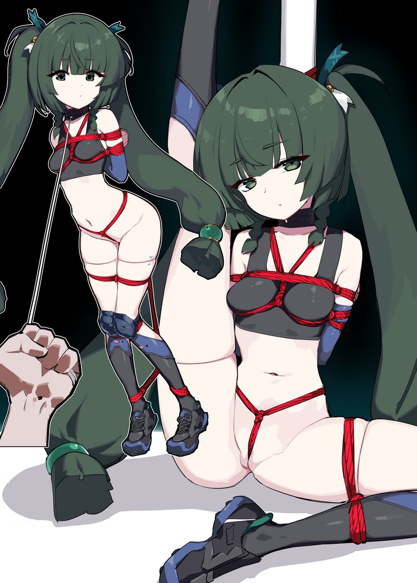 qingyi (zenless zone zero) drawn by kinbakuman