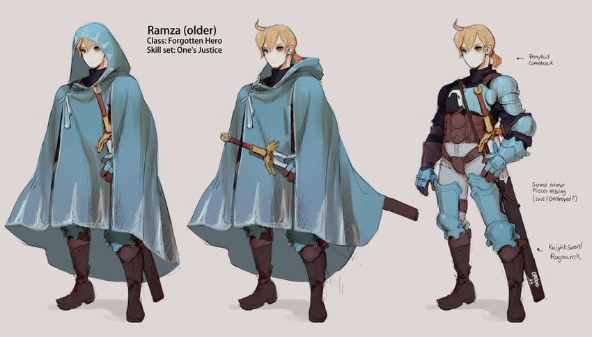 ramza beoulve (final fantasy and 1 more) drawn by epebe