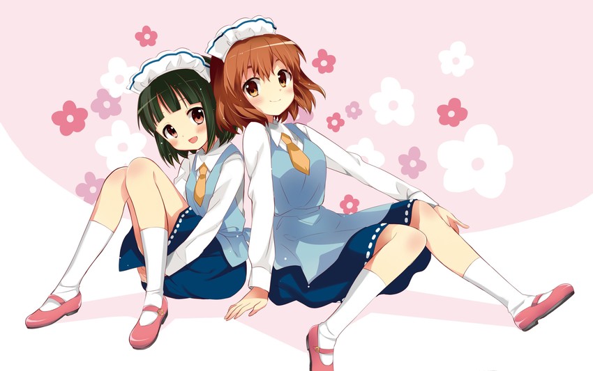 oomiya shinobu and inokuma youko (kin-iro mosaic) drawn by hara_yui
