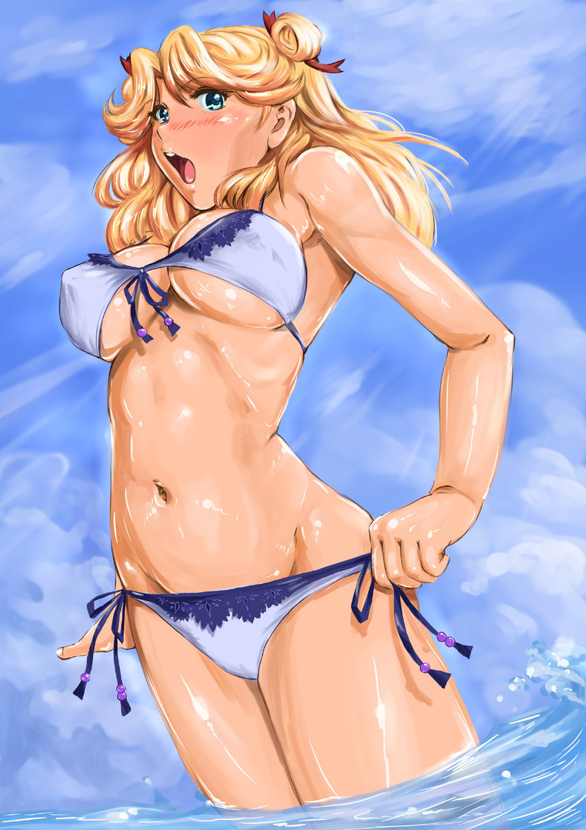 leona garstein (super robot wars and 3 more) drawn by shu-z