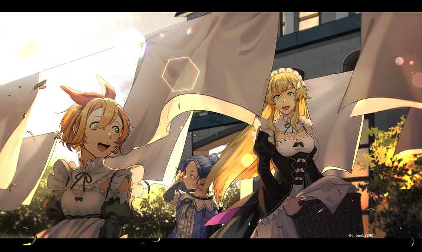 petra leyte, frederica baumann, and meili portroute (re:zero kara hajimeru isekai seikatsu) drawn by bangsutur