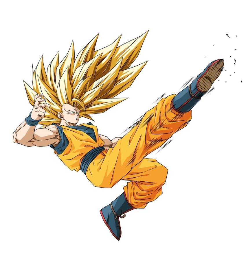 son goku (dragon ball and 1 more) drawn by hashagu